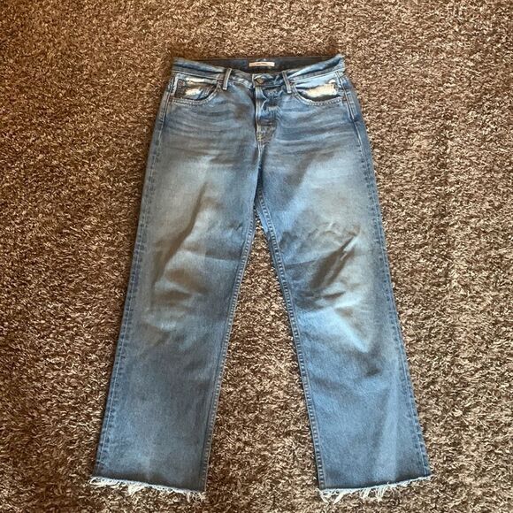 GRLFRND Maran straight 100% cotton jeans, size 28. - Picture 2 of 12